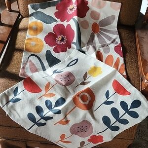 Floral Patterned Fabric with Bold Colors